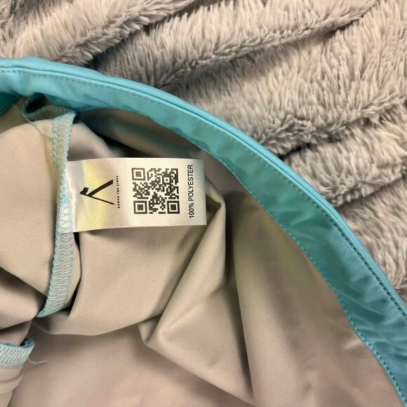 Above The Links Golf Pullover Men 2XL Aqua Gunmetal Half Zip Performance Shirt - Picture 4 of 9